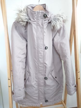 Warmer Damen Wintermantel Gr. S Beige