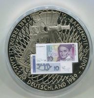 Medaille 10 DM Carl F. Gauss. PP.