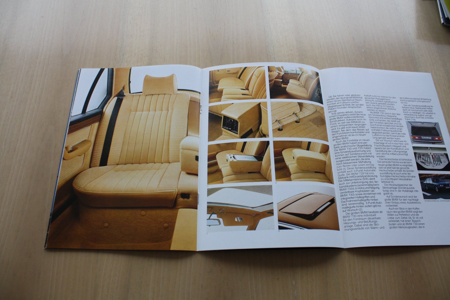 BMW Documenti: BMW 7er Prospekt E23  728/730/733i   2/1977 – Usato da Wikon venduto da erwin400 7