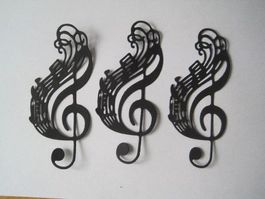 Stanz-Papier Motive  Musik -Noten