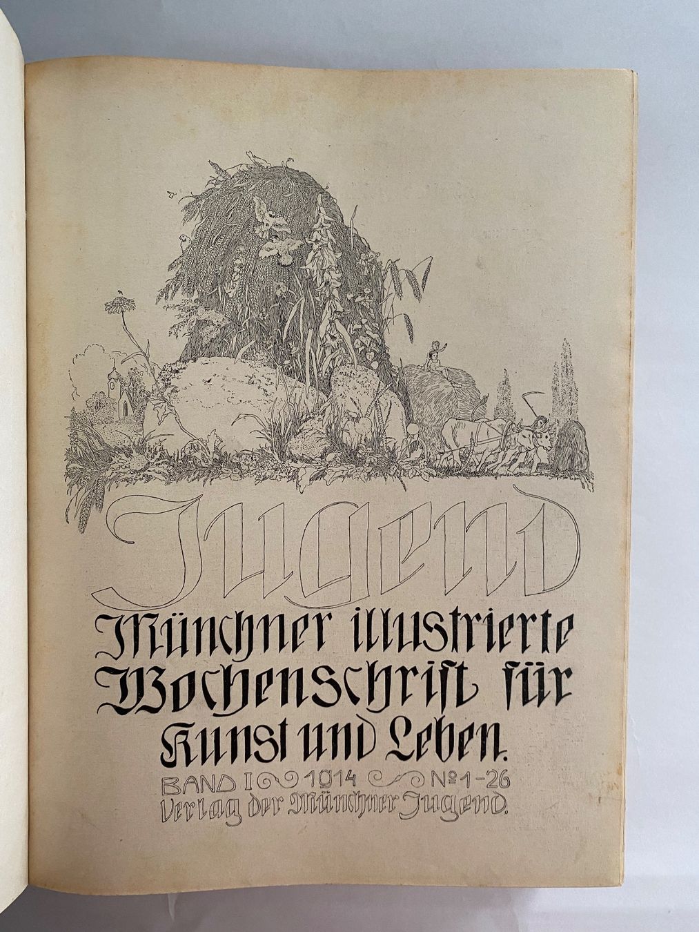 Riviste & Magazine: Jugend, Münchner illustrierte Wochenschrift, 1914 – Usato da Zürich venduto da JAD01 1