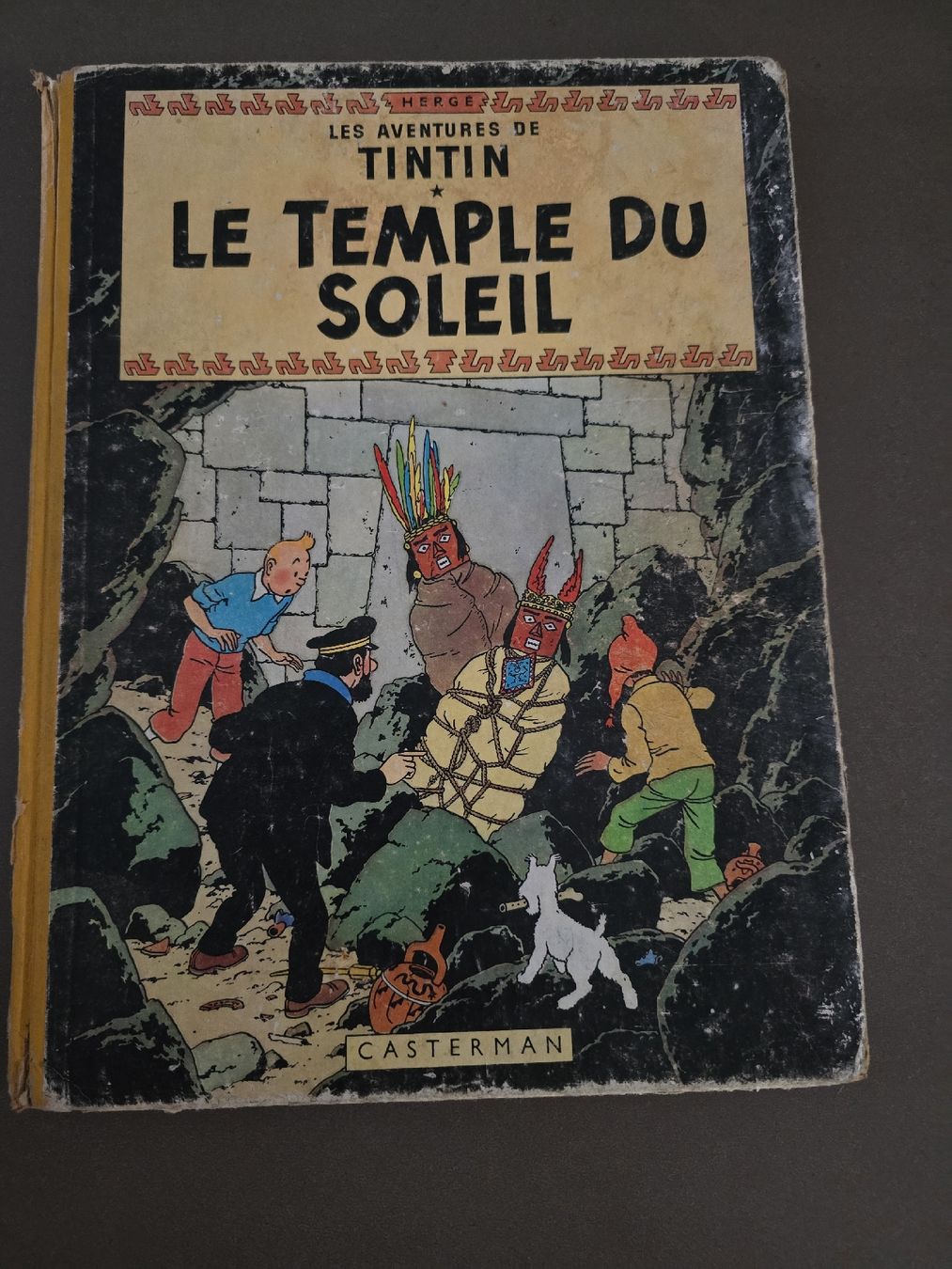 Fumetti: Tintin - Le Temple du Soleil - Édition originale de 1949 – Usato da Courtemaîche venduto da justine21
