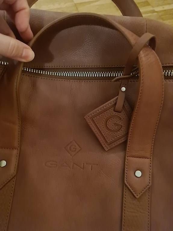 Taschen: Weekend / Duffle Bag Leder Gant braun – Gebraucht aus Rieden AG von Sandra_Waldburger 2