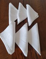 Leinedamast Servietten mit Monogramm GF