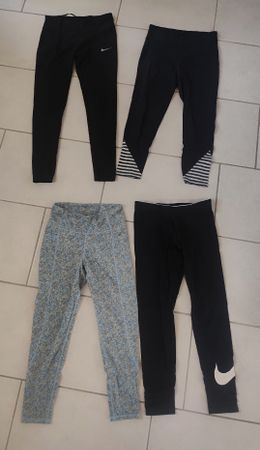 4 Paar Leggins (2x NIKE, 1x Esprit, 1x Body)