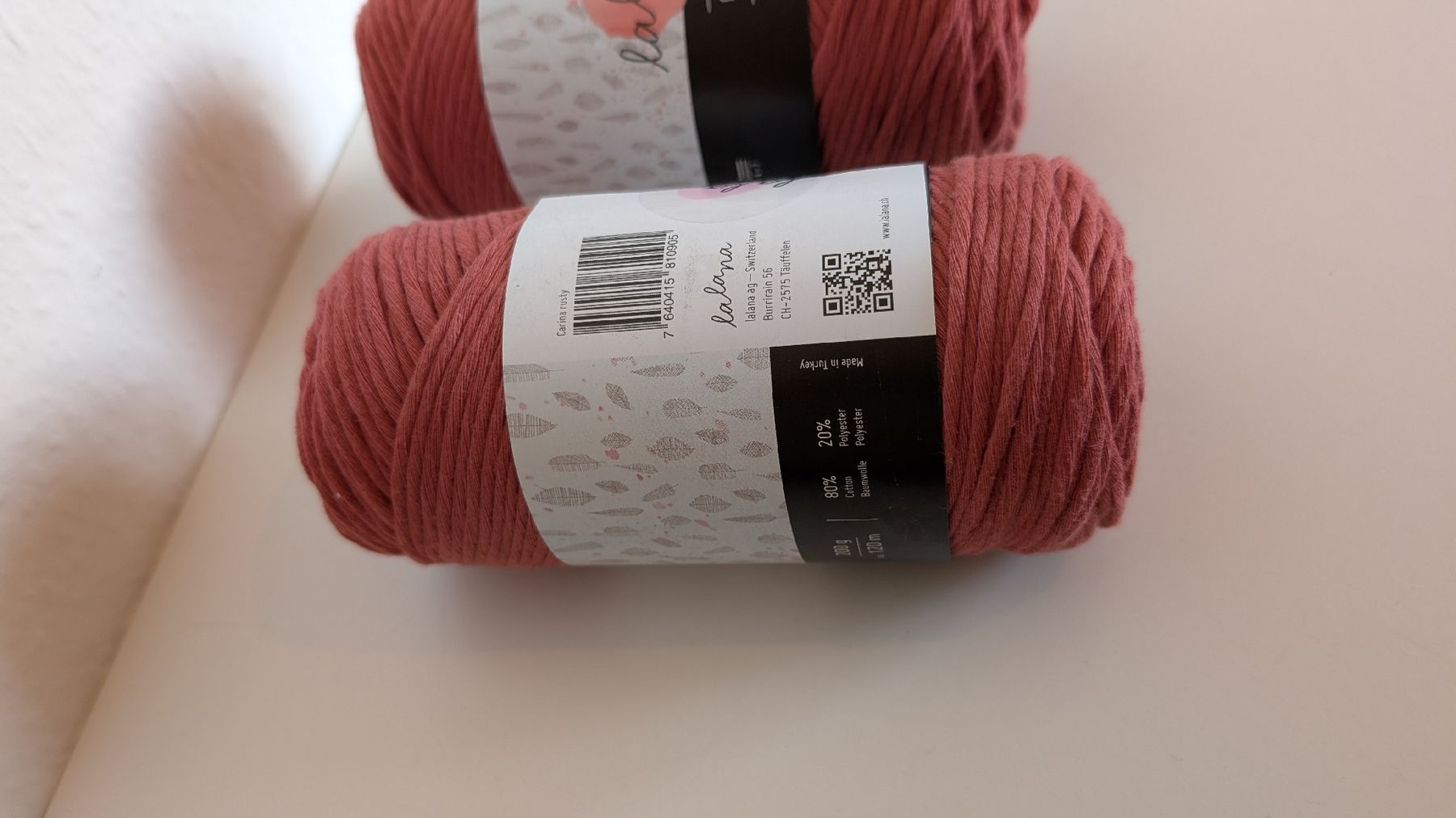 Lana: Teracota und Duckelblaues Garn – Nuovo e nell'imballaggio originale da Bremgarten AG venduto da Tabea1108 1