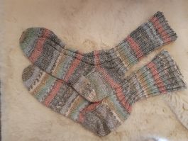 Handgestrickte Wollsocken  42/43 NEU