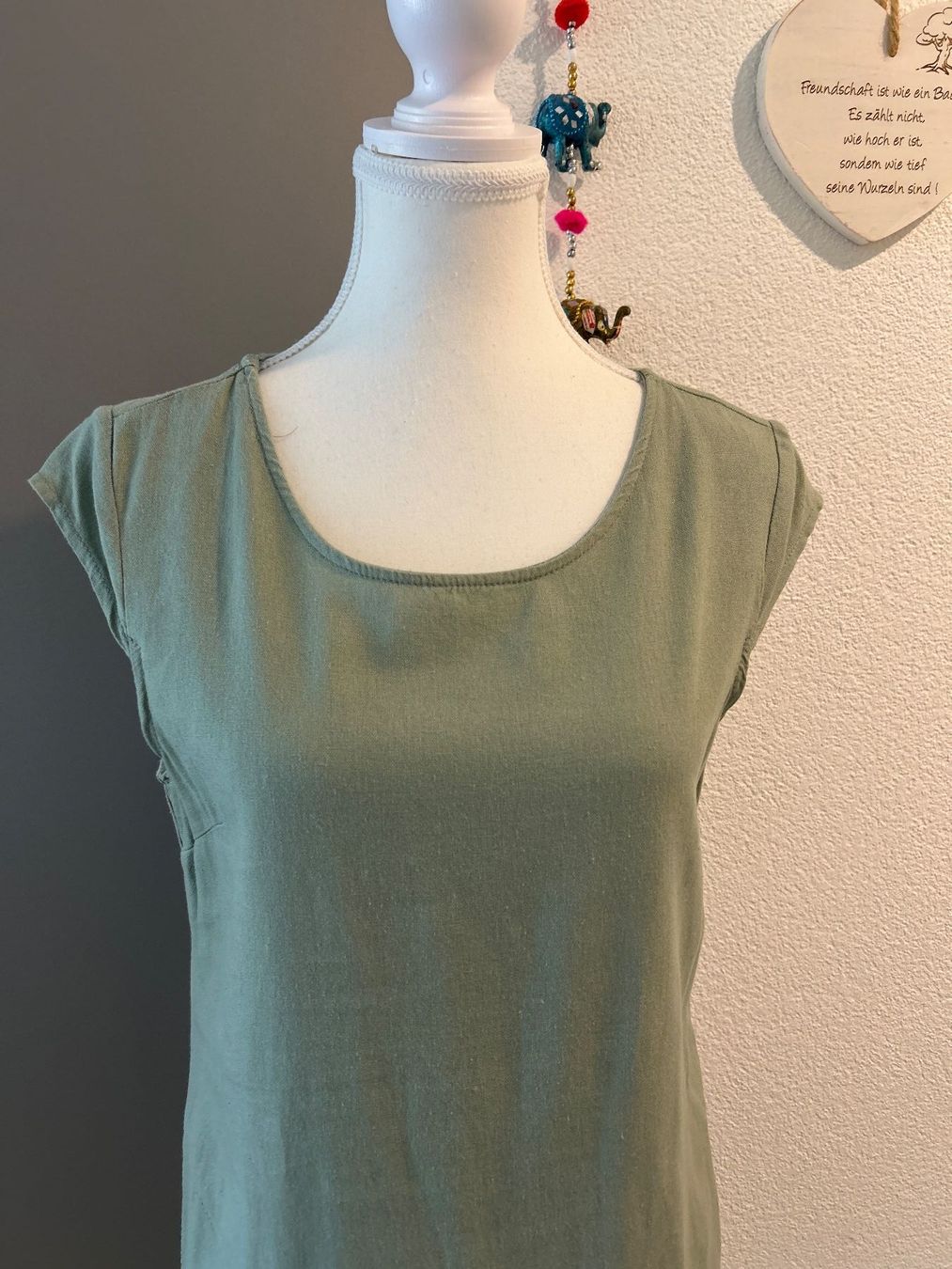 Vestiti: Leichtes Sommerkleid oliv – Usato da Brunnen venduto da Nala2929 2