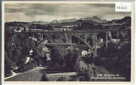 St. Gallen - Sitterbrücken mit Säntiskette
