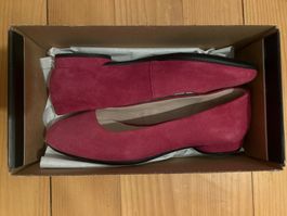 Ecco Ballerinas Wildleder pink Grösse 38 neu