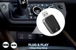 2in1 Wireless Dongle CarPlay Android Auto neu