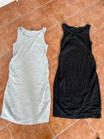 Vendo set 2 abiti lunghi a canottiera, premaman taglia M