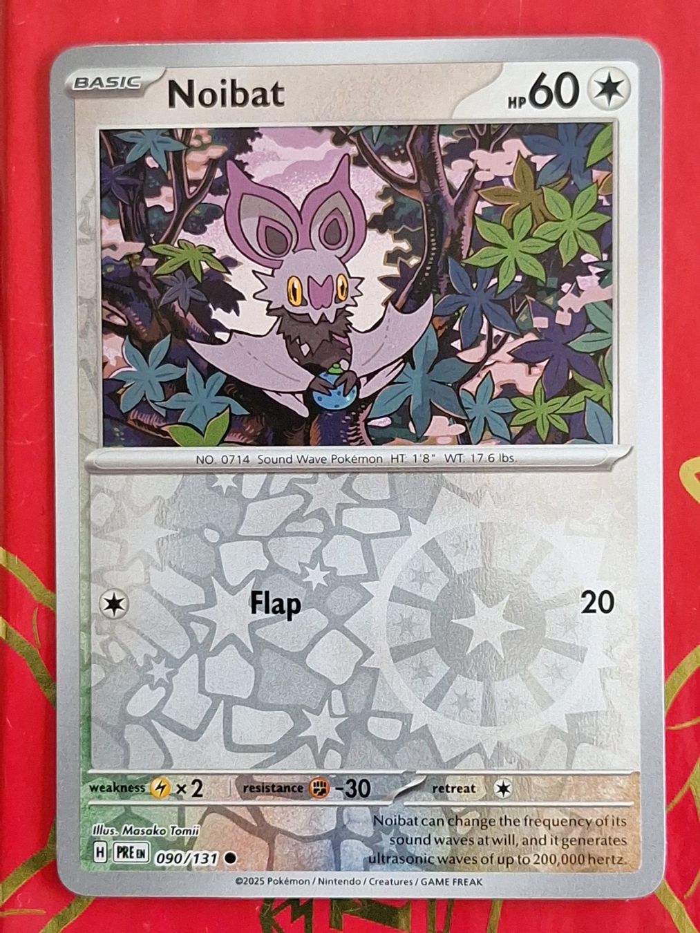 Pokémon Carte collezionabili: Noibat - Reverse Holo Pokemon Prismatic Evolution – Usato da Altstätten SG venduto da GGsGameshop