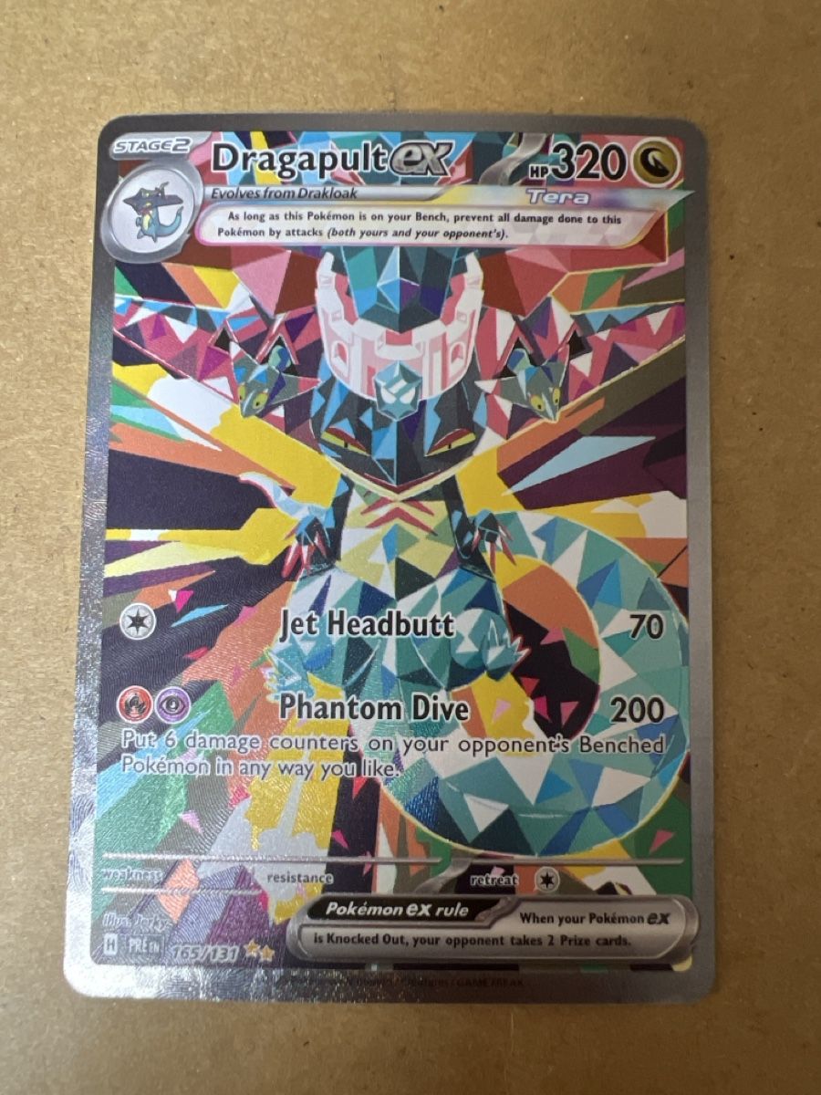 Pokémon Sammelbilder & Trading cards: Dragapult EX 165/131 SIR Prismatic Evolution Englisch – Neu (gemäss Beschreibung) aus Goldau von ecko08