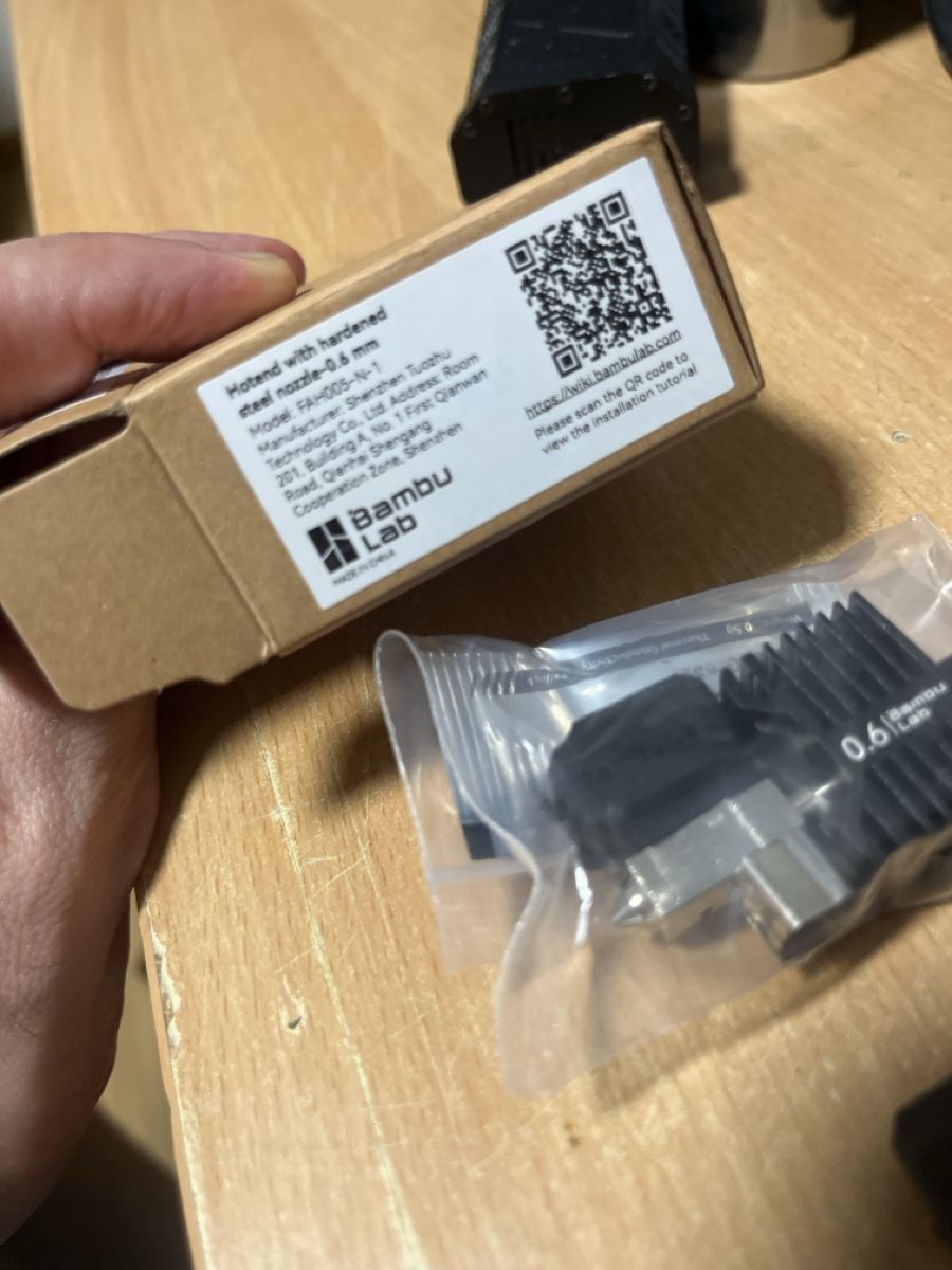 Bambu Lab Imprimante 3D: Bambulab Buse x1C 0.6mm + 0.2mm complet – Neuf avec emballage d'origine à Noville par Berlusconi55 1