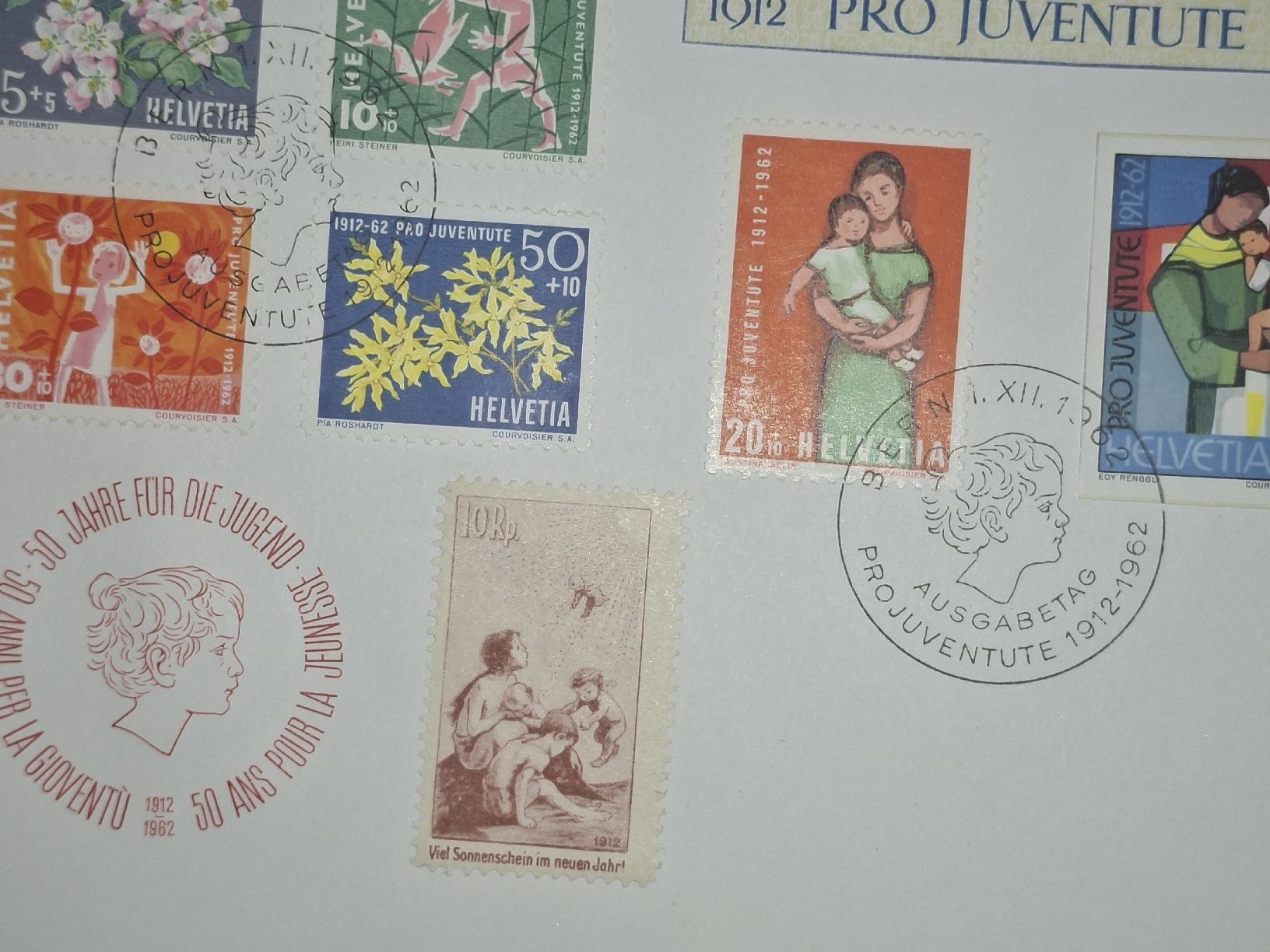 Alle Briefmarken: FDC Pro Juventute 1962 – Gebraucht aus Balgach von SIMEON27 1