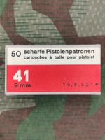 Munitionsschachtel 9 mm Pistolenpatrone 41, leer