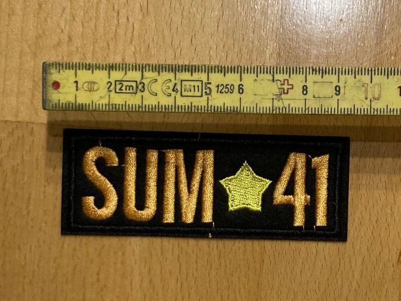Toppe: Sum 41 Patch Sticker Aufnäher Metal Rock Band – Nuovo (secondo la descrizione) da Horn venduto da abutre72