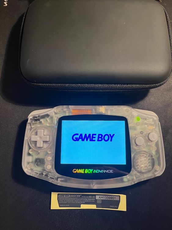 Gameboy Advance IPS + USB C Mod Transparent Nintendo Kaufen auf Ricardo