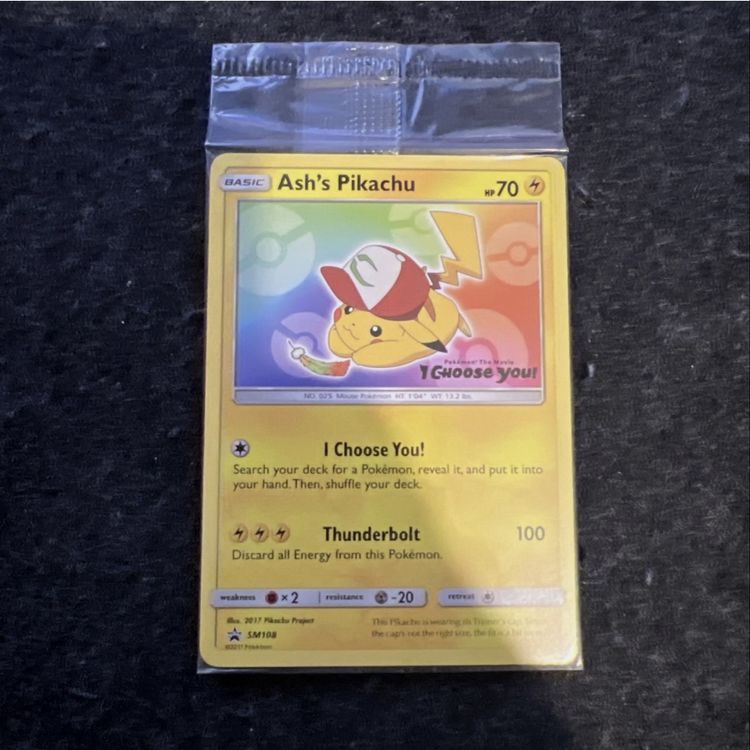Ash’s Pikachu Promo 2017 SEALED (Neu (gemäss Beschreibung)) in Embrach ...