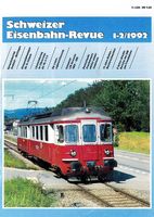 Schweizer Eisenbahnrevue SER Hefte 9 + 12 1992