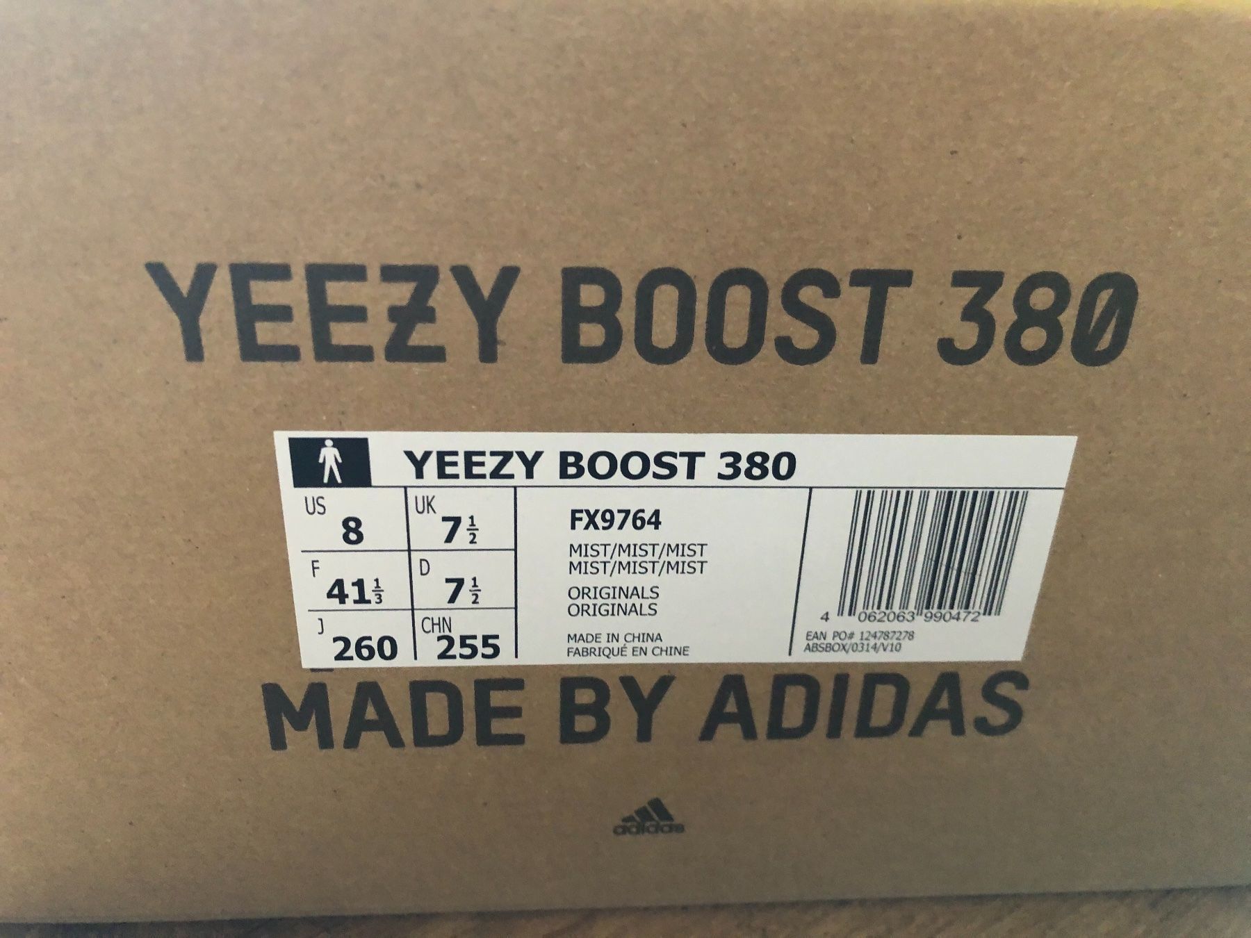Adidas Scarpe da uomo: YEEZY BOOST 380 MIST US8 – Nuovo e nell'imballaggio originale da Walkringen venduto da buetzu08 3