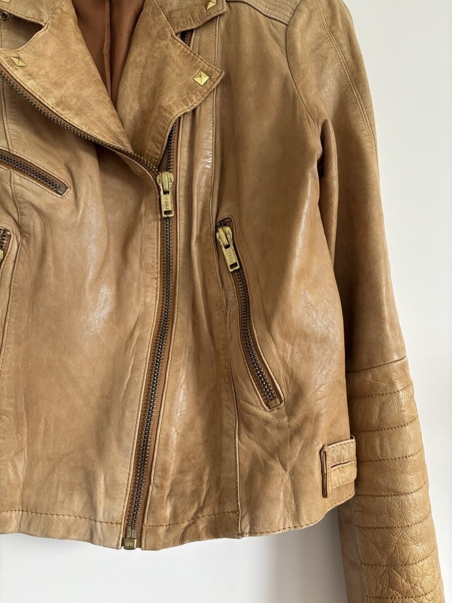 Mango Giacche: Lederjacke:  Mango  leather biker jacket Size M – Usato da Zürich venduto da cha_jz8q 1