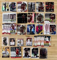 75x Lewandowski Sammelkarten u. Sticker von Panini und Topps