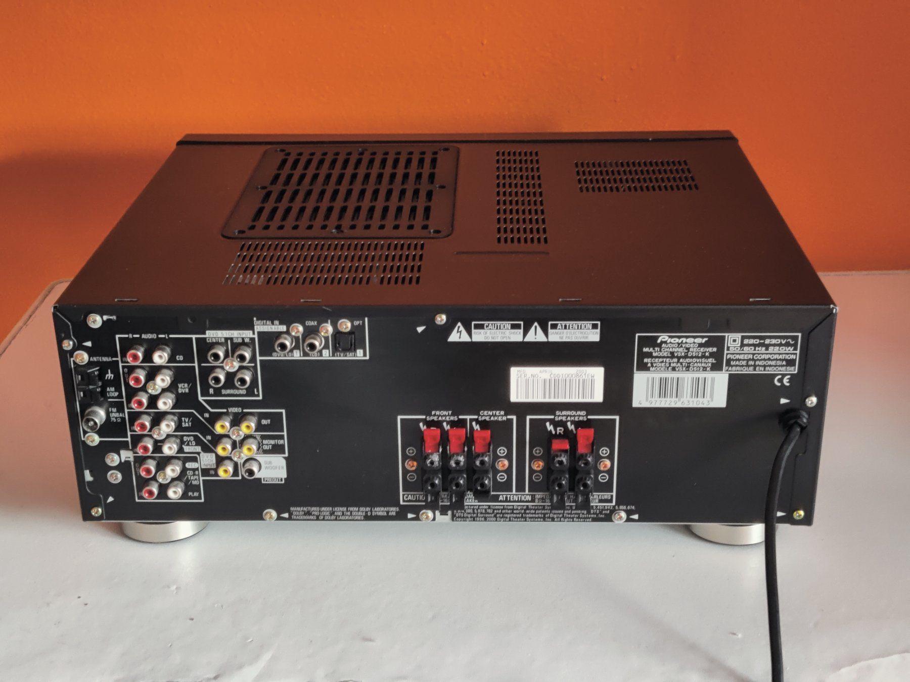 Pioneer Ricevitori: Pioneer VSX-D512 Audio Video Multi Channel Receiver – Usato da Viganello venduto da XTECHSTOREX 8