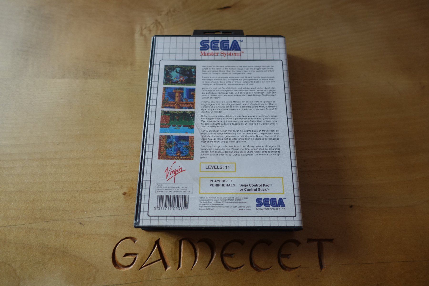 Sega Spiele: Disney's Das Dschungelbuch - Sega Master System – Gebraucht aus Steinach von Gamecet 2
