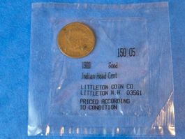 US Münze Indian Head one Cent 1903