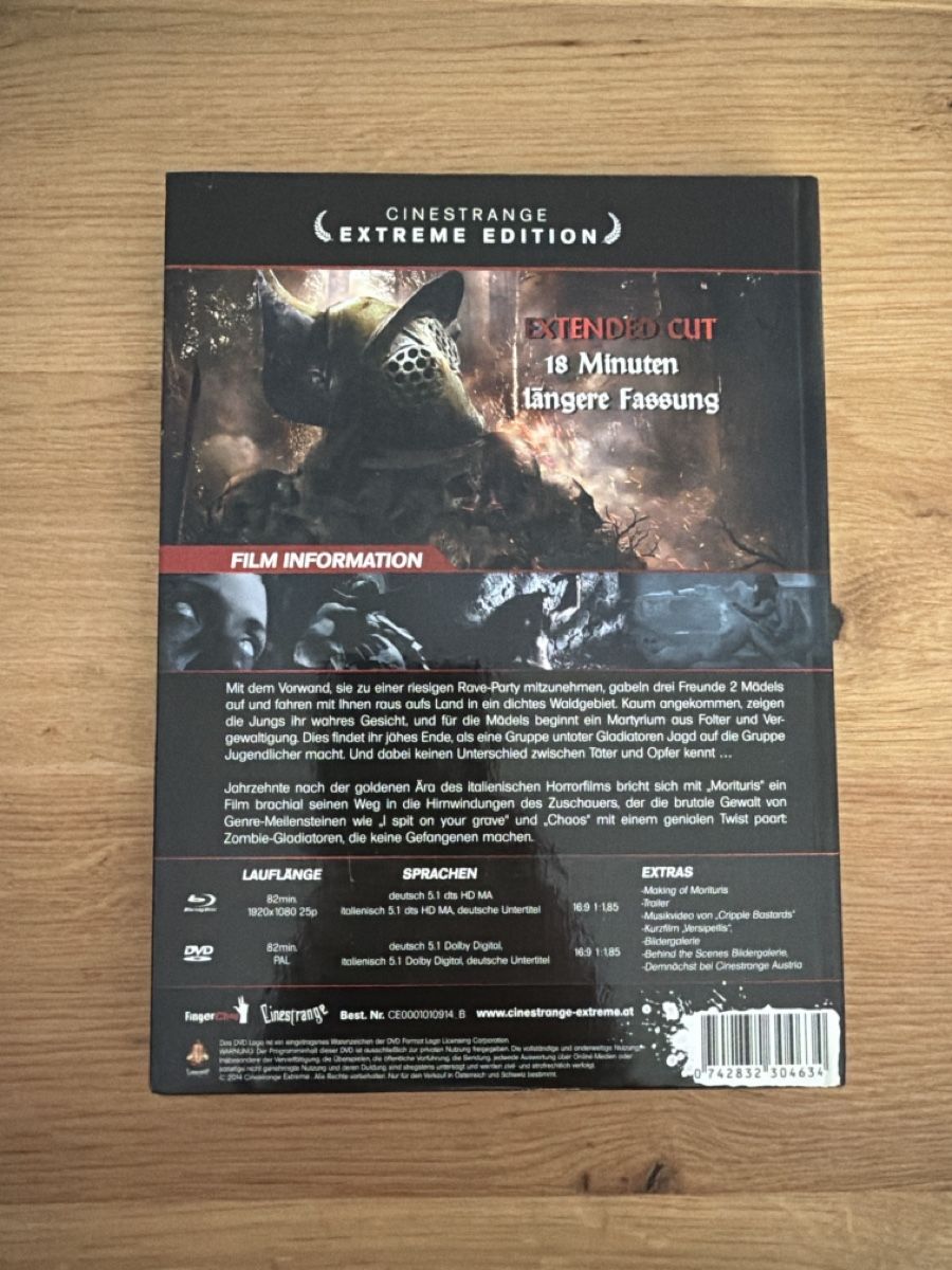 Tutti i DVDs: Morituris (2011) BluRay Mediabook – Usato da Hagendorn venduto da masterchieff 1
