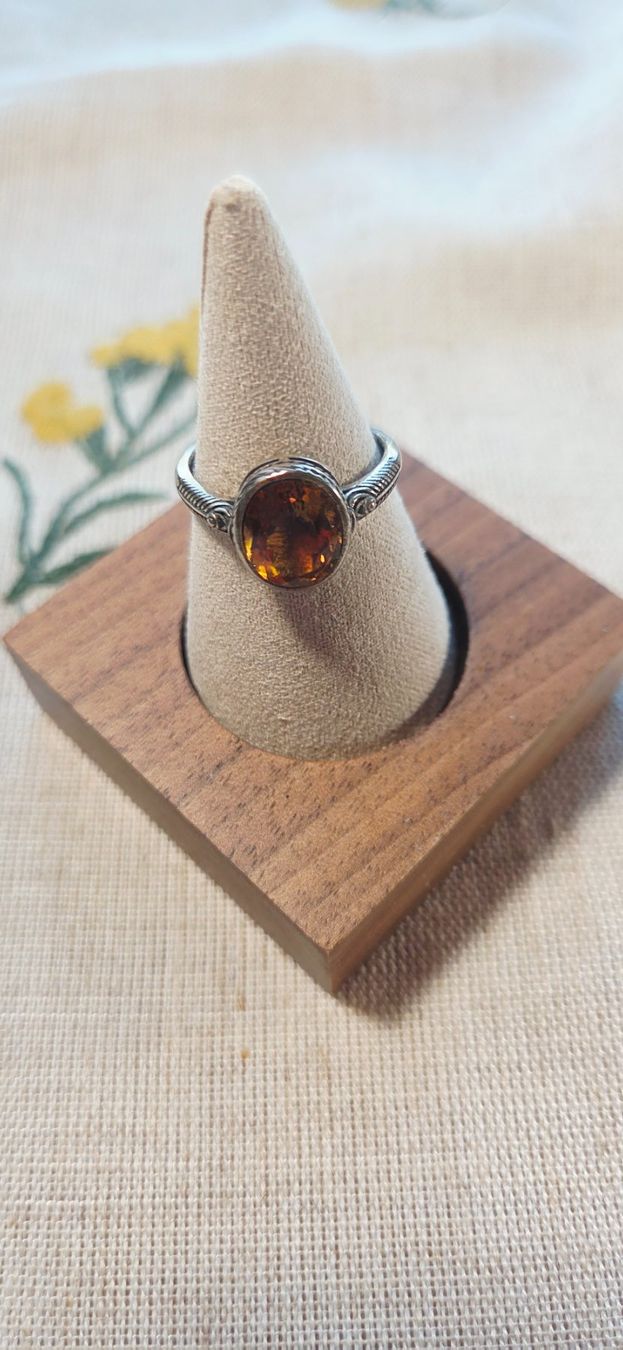 Anelli: NEW - S925 Citrine Ring (Adjustable) – Nuovo (secondo la descrizione) da Zürich venduto da cin_wcf6 1