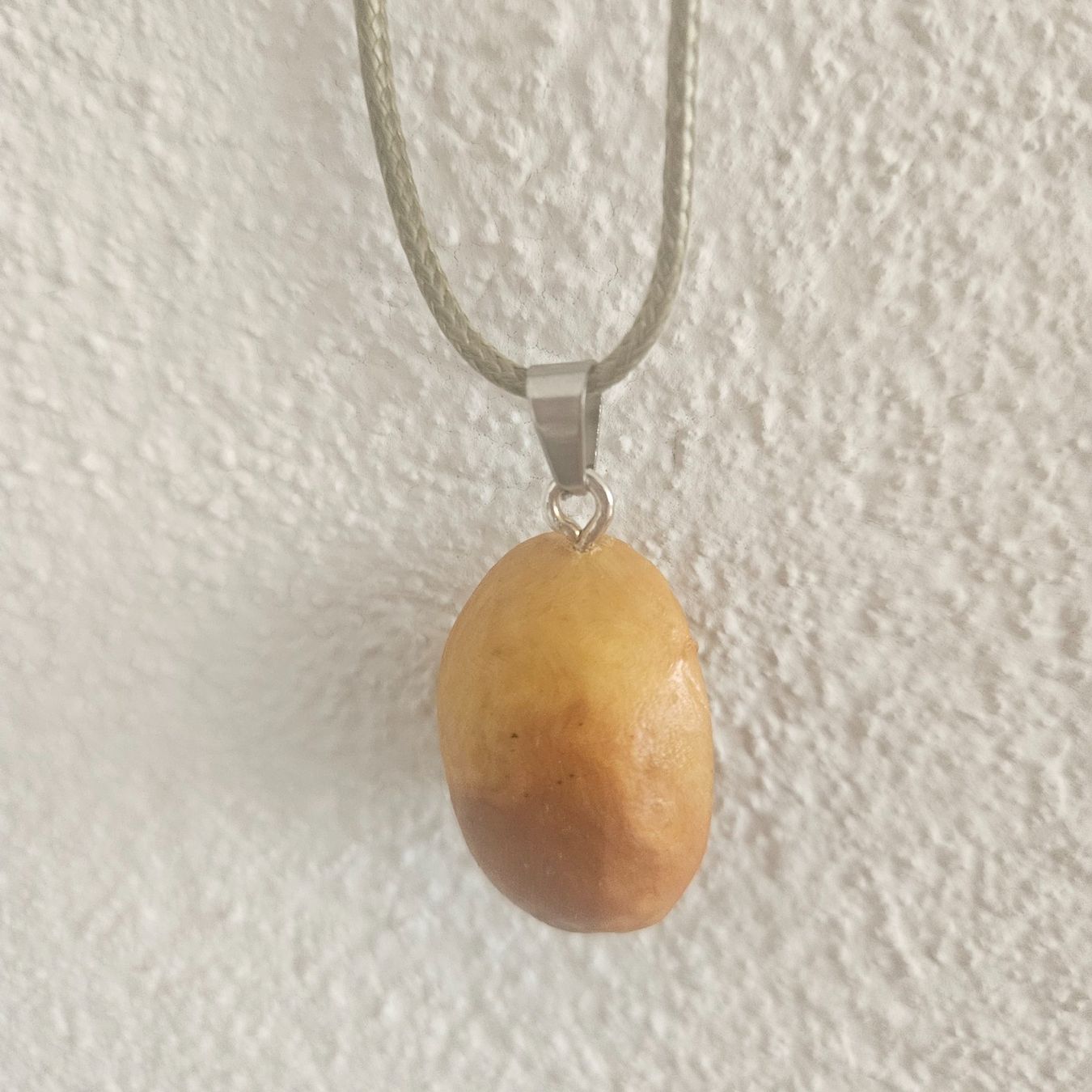 Catenine: Baumperlen - Kette mit Stein – Nuovo (secondo la descrizione) da Biel/Bienne venduto da Aura1 1
