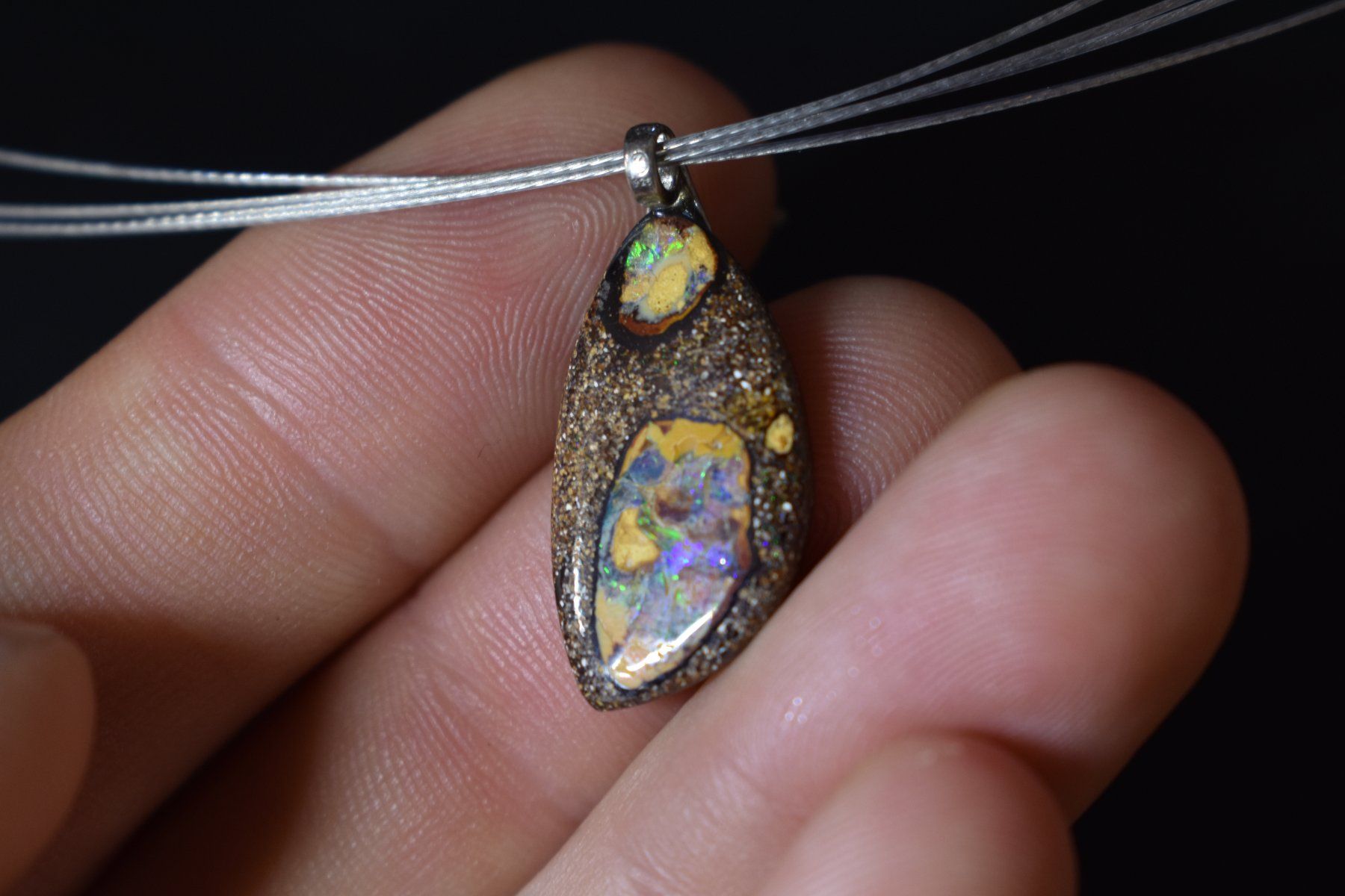 Pietre preziose: Boulder Opal Anhänger – Nuovo (secondo la descrizione) da Aarwangen venduto da kay_f7f5 2