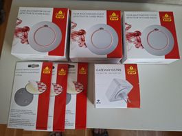 Fabrikneues 3er SET Flamestop Rauchmelder (WiFi)