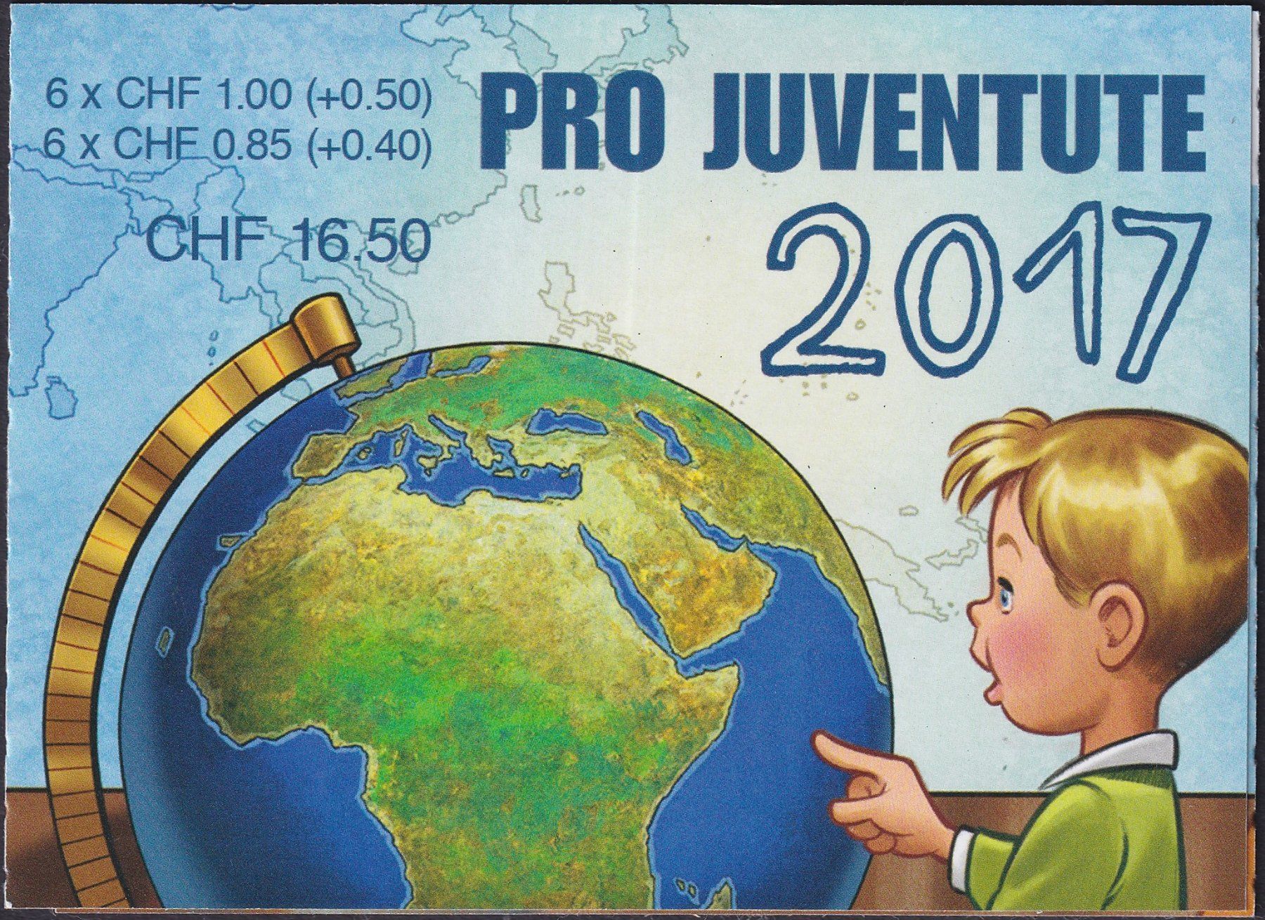 Alle Briefmarken: 2017, Nr.66 Pro Juventute Markenheft postfrisch**, Kat: 45.- – Gebraucht aus Sursee von Luzernerraute