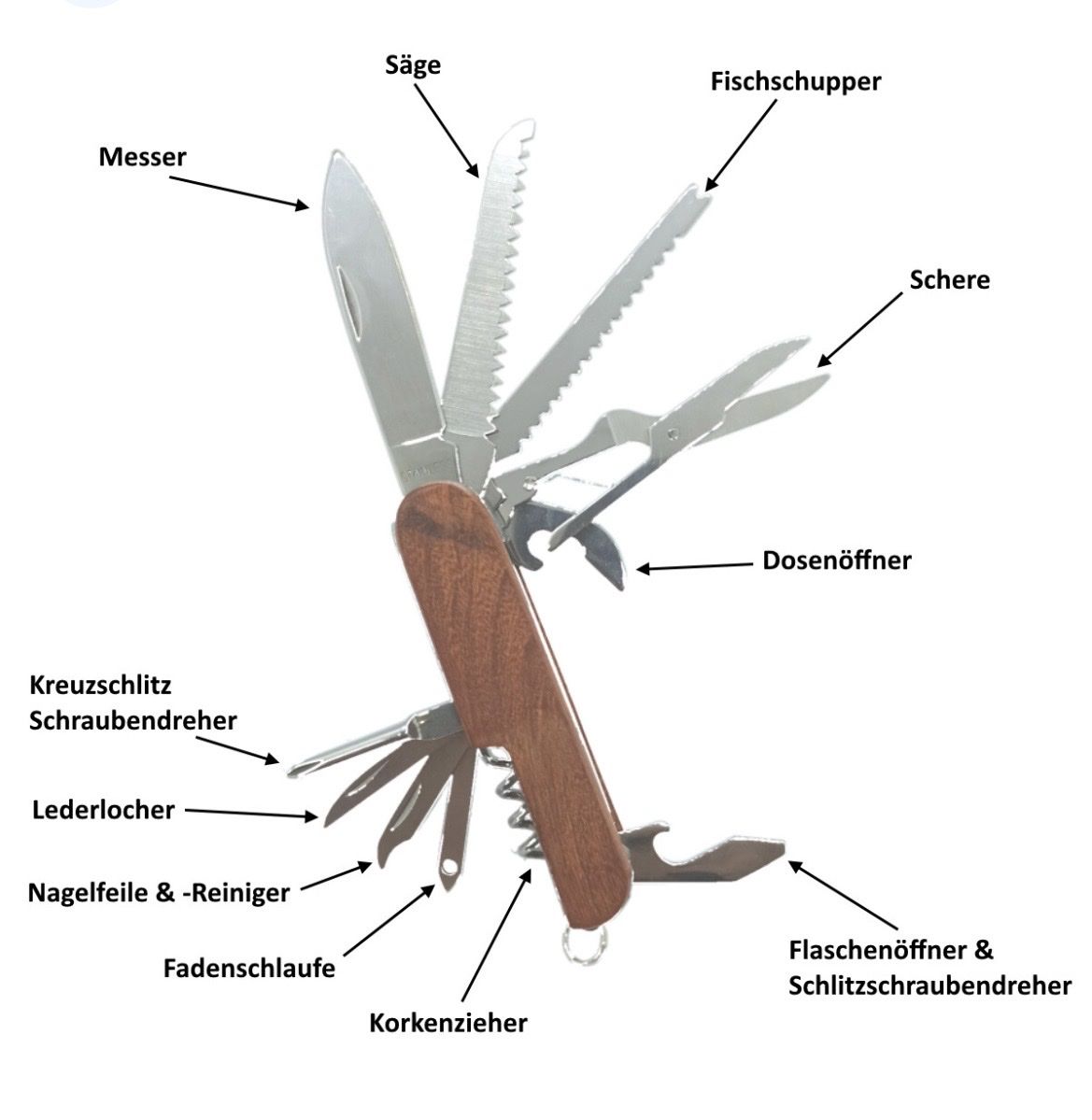 Taschenmesser: Taschenmesser 11-teilig – Gebraucht aus Uznach von bike181959 7