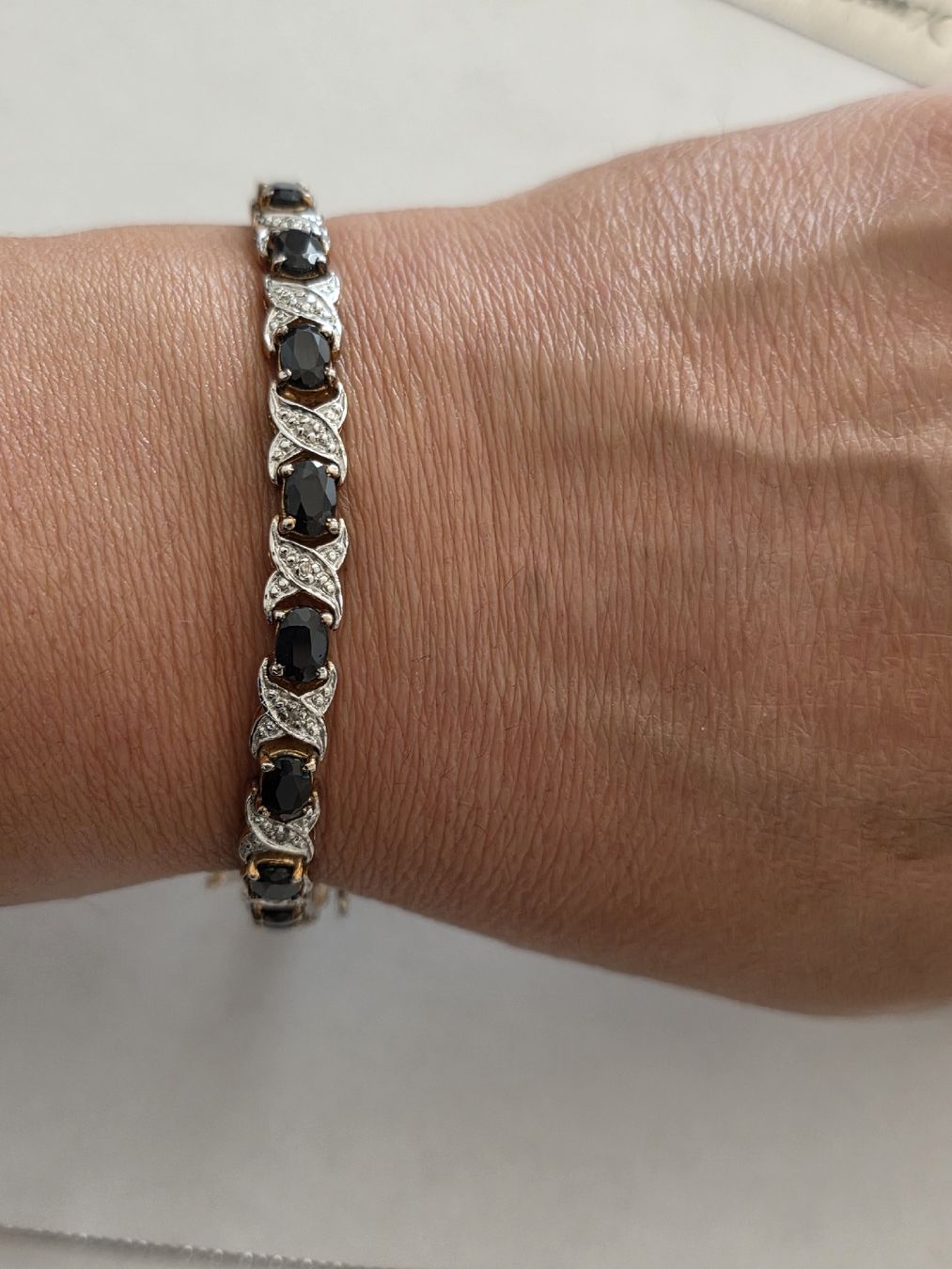Bracciali & Braccialetti: Silber 925 Armband vergoldet &  Saphire – Usato da Binningen venduto da lieblingsstyle 4
