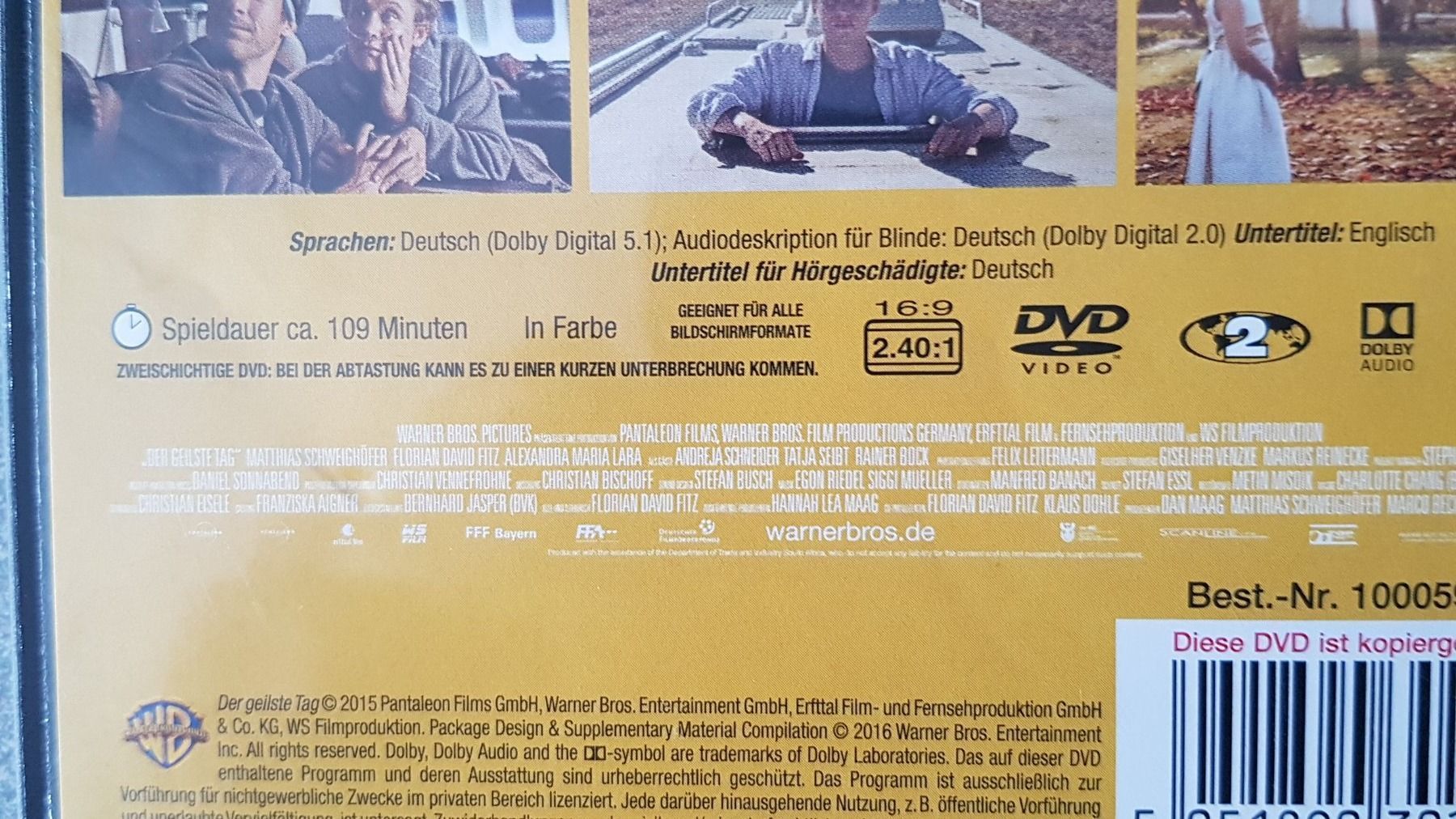 Tutti i DVDs: DVD Der geilste Tag / Matthias Schweighöfer – Usato da Oetwil am See venduto da fineli2 1