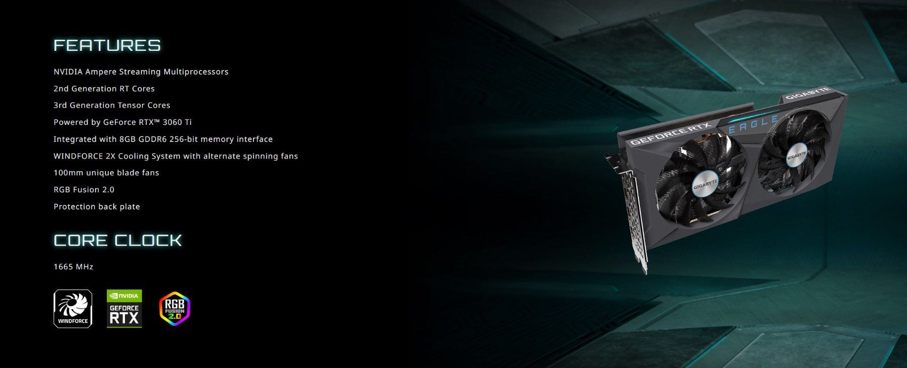 Nvidia Schede grafiche: Gigabyte GeForce RTX 3060 ti Eagle 8 GB Grafikkarte – Usato da Wettingen venduto da Schabernack_sam 8