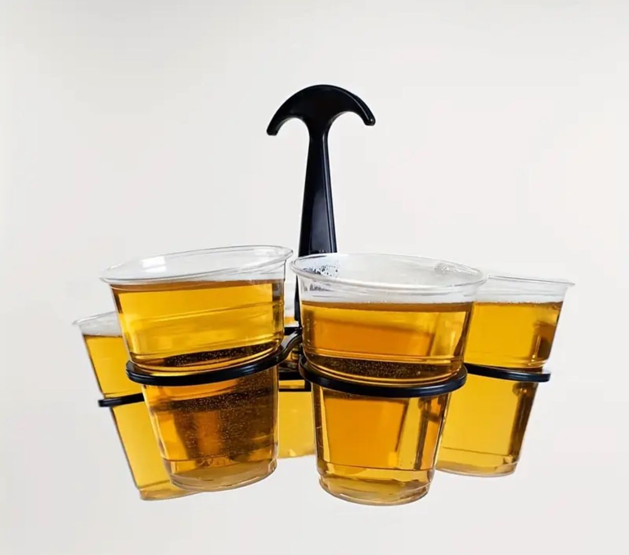 Contenitori & Simili: Bierbecher Traghalter - 6 Becher - Festival oder Strandparty – Nuovo (secondo la descrizione) da Auw venduto da beretta1966