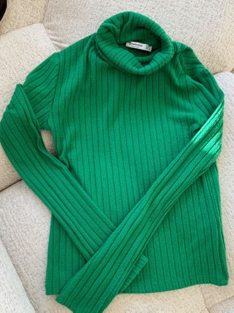 Strick Rollkragenpullover Grün – Stradivarius – Grösse S