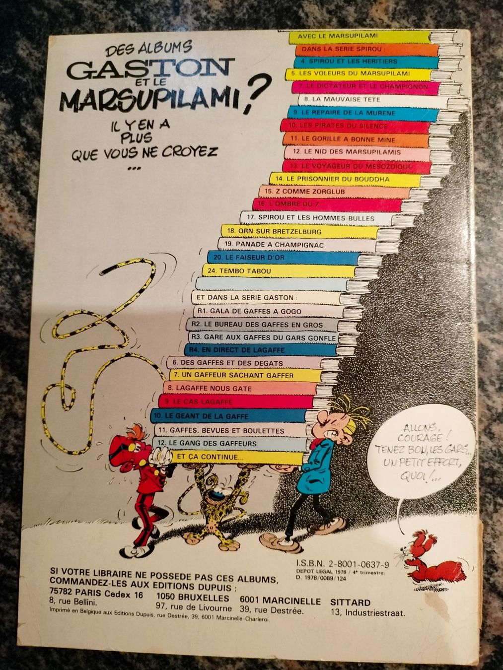 Comics: Gaston et le marsupilami – Gebraucht aus Cortaillod von rozinna 1