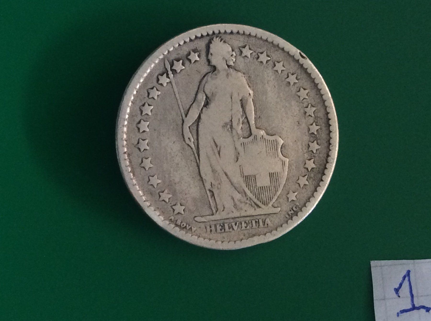 Tutti le monete: 2 francs  1875 – Usato da Genève venduto da pie_fh2d 1