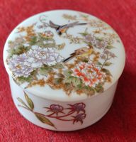 Dose Porzellan mit Vogelmotiv Marke Fuji Japan Guter Zustand
