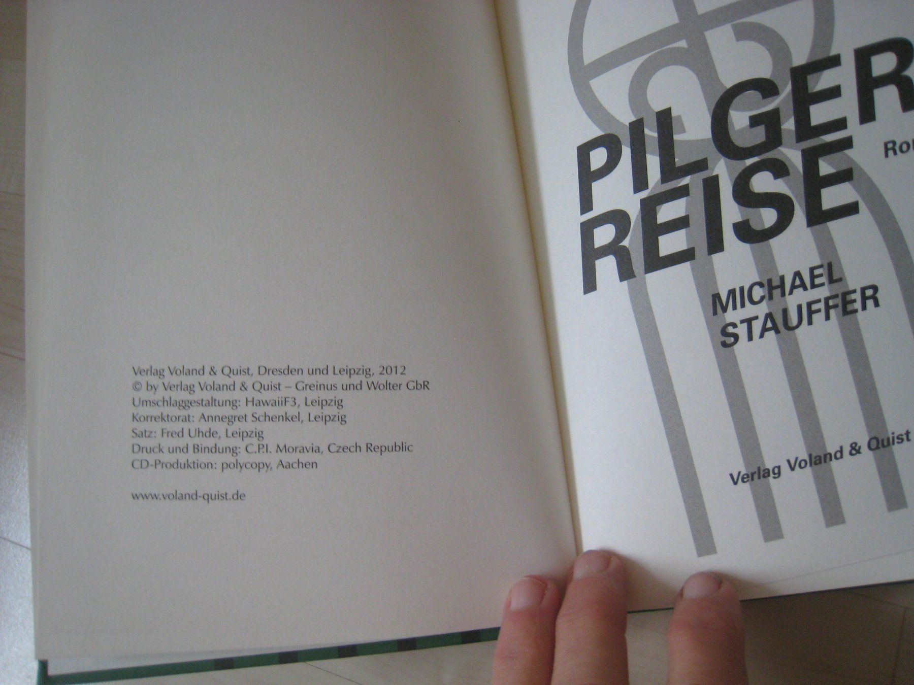 Libri: Michael Stauffer Pilgerreise Roman     mit CD – Usato da Dättlikon venduto da Mamakuga 1
