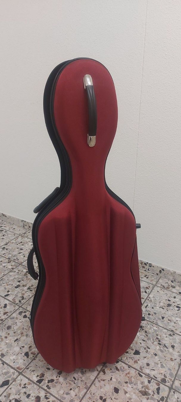 Strumenti musicali: 4/4 leichtes Cello koffer farbe rot 5-kg. – Usato da Glattbrugg venduto da Swissmusik