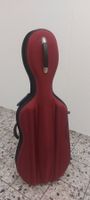 4/4 leichtes Cello koffer farbe rot 5-kg.