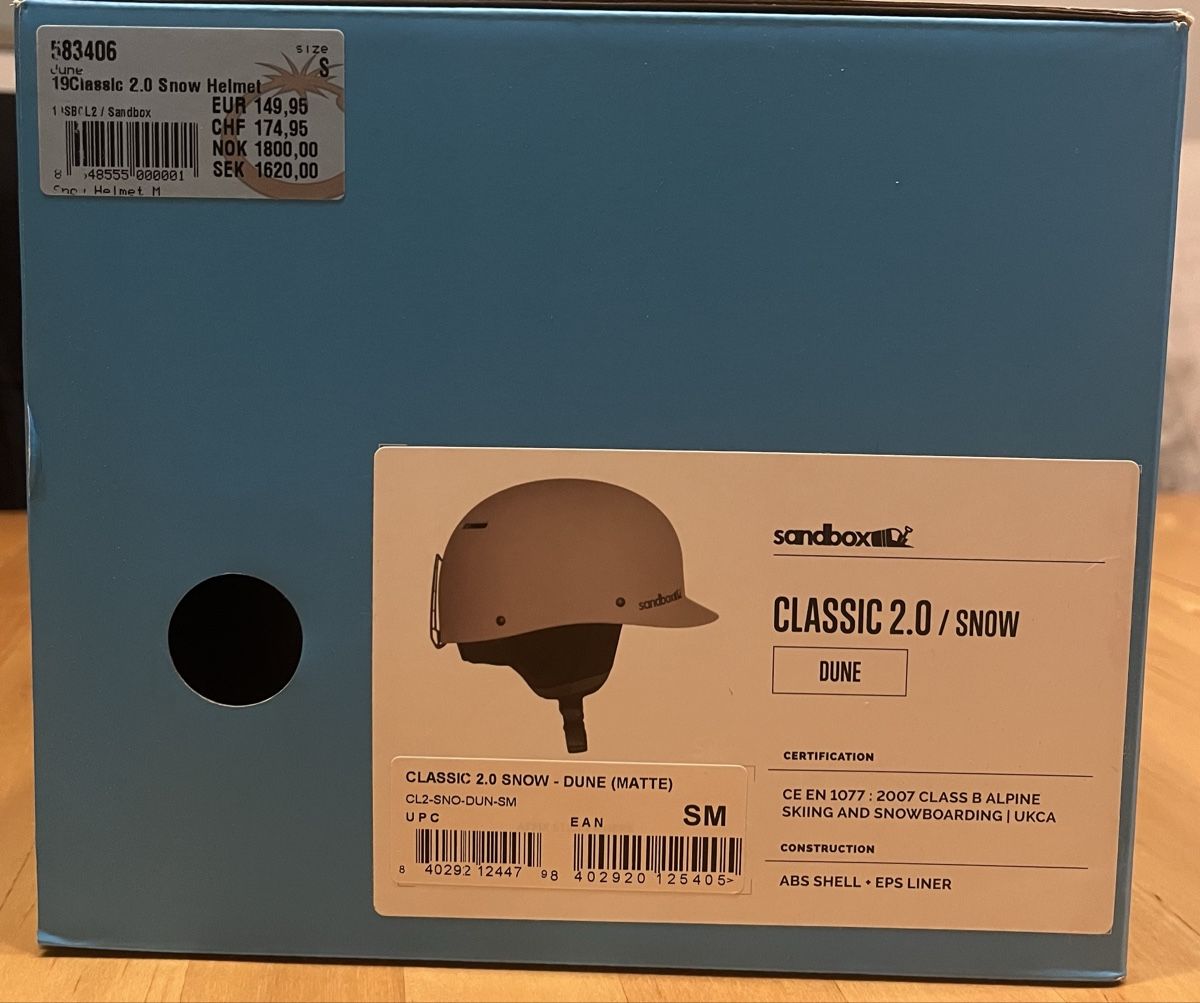 Caschi: Neuer Sandbox classic 2.0 Ski/Snowboard Helm. – Nuovo e nell'imballaggio originale da Bern venduto da Lejfur 1